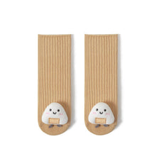 Load image into Gallery viewer, 31504AC-Korean version of combed cotton cute cartoon newborn baby middle tube socks toddler socks (two pairs can be mixed and matched)