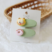 Load image into Gallery viewer, WH71101AC-Korean children's hairpins, cartoon asymmetrical clips, girls' duckbill clips, side clips, bangs clips, baby headdress accessories (5 pieces can be mixed and matched)