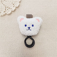 Load image into Gallery viewer, WH81502AC- Korean ins style embroidered bear head baby stroller hook baby stroller hook baby stroller magic cart Velcro hook