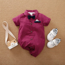 Load image into Gallery viewer, LTY2443LS-Baby jumpsuit crawling clothes cross-border newborn romper gentleman clothes