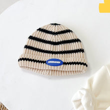 Load image into Gallery viewer, AL679559167635LS-Gentleman's lapel bear print striped romper