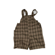 Load image into Gallery viewer, 1203LS-Summer Korean Retro Plaid Workwear Bib Shorts