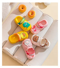 Load image into Gallery viewer, D1002AC-New children's slippers for boys and girls, hole shoes, non-slip soft-soled sandals, baby outdoor slippers with closed toe