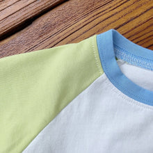 Load image into Gallery viewer, 3220SE-Children's summer color matching T-shirt Korean summer wear ins baby cotton T-shirt thin baby top