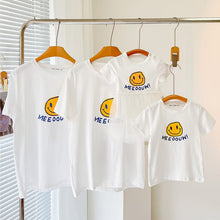 Load image into Gallery viewer, PCW1003-Family Pack White Cotton Cartoon Anime Summer Universal Cartoon Parent-child Pack