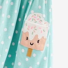 Load image into Gallery viewer, 9312DS-Summer European and American children's round neck short-sleeved popsicle dress