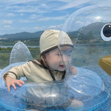 Load image into Gallery viewer, WH70410AC-ins Internet celebrity transparent duck sitting circle children's swimming circle