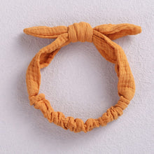 Load image into Gallery viewer, 9952AC-New cross-border European and American handmade soft bow headband children's elastic headband cute rabbit ears baby headband