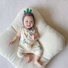 Load image into Gallery viewer, 32315LS-Summer cactus print baby bodysuit + hat two-piece set