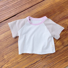 Load image into Gallery viewer, 3220SE-Children's summer color matching T-shirt Korean summer wear ins baby cotton T-shirt thin baby top