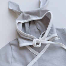 Load image into Gallery viewer, 6199LS-Summer Korean style hemming romper + rabbit ear hat two-piece set