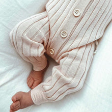 Load image into Gallery viewer, MY9306LS-Baby long buttoned sweater crawling clothes