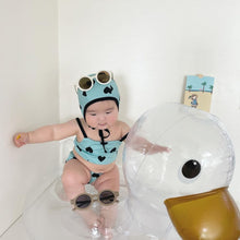 Load image into Gallery viewer, WH70410AC-ins Internet celebrity transparent duck sitting circle children's swimming circle