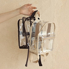 Load image into Gallery viewer, 6655AC-Summer Korean style simple casual PVC transparent children's backpack beach bag
