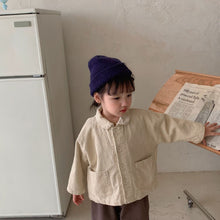 Load image into Gallery viewer, Q90919SE-Children's Corduroy Jacket Boys Autumn Clothes 2022 New Spring and Autumn Korean Girls Jacket Western Style Baby Tops