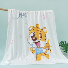 Load image into Gallery viewer, WH6202AC-Double-layer bamboo cotton baby blanket children's quilt thin air-conditioning summer quilt baby bamboo fiber ice silk blanket wholesale