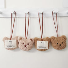 Load image into Gallery viewer, WH81101AC- Korean style bear name tag ins cute bear doll bag pendant children's name tag keychain pendant