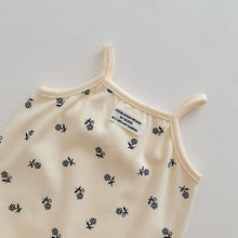 Load image into Gallery viewer, 103063LS-Summer sleeveless full print triangle bodysuit