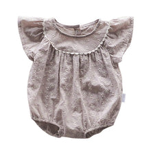 Load image into Gallery viewer, Y9221LS-Summer solid color hollow embroidery triangle bodysuit