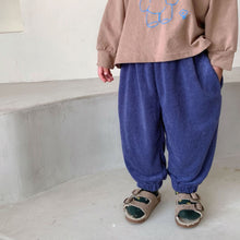 Load image into Gallery viewer, D90703PA-Children's pants terry fleece boys casual sports pants 2022 new spring and autumn clothes little girls baby leggings trousers