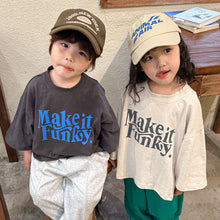 Load image into Gallery viewer, C81113SE- Spring and Autumn Pure Cotton Thin Korean Style Children's Loose Long Sleeve Top