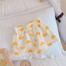 Load image into Gallery viewer, TG68168-Summer girl suit baby internet celebrity fashionable children's personality trend brand fresh cute love short-sleeved T-shirt shorts