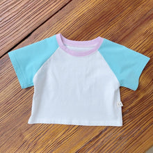 Load image into Gallery viewer, 3220SE-Children's summer color matching T-shirt Korean summer wear ins baby cotton T-shirt thin baby top