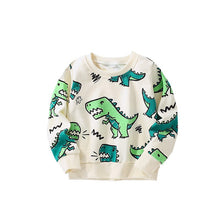 Load image into Gallery viewer, <Taiwan Pavilion> 8646SE-malwee autumn dinosaur print round neck long sleeve top