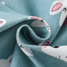 Load image into Gallery viewer, 9309DS-Summer European and American small and medium-sized children's rabbit casual short-sleeved round neck dress