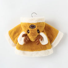 Load image into Gallery viewer, 20213SE-Winter Faux Fur Sweater Cape Deer Antler Cape