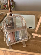 Load image into Gallery viewer, 6655AC-Summer Korean style simple casual PVC transparent children's backpack beach bag