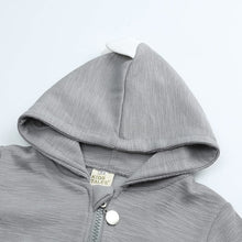 Load image into Gallery viewer, HY2946LS-New cross-border infant dinosaur hooded cotton jumpsuit for boys and girls long-sleeved crawling clothes baby jumpsuit