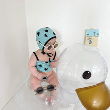 Load image into Gallery viewer, WH70410AC-ins Internet celebrity transparent duck sitting circle children's swimming circle