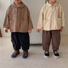 Load image into Gallery viewer, Q90919SE-Children's Corduroy Jacket Boys Autumn Clothes 2022 New Spring and Autumn Korean Girls Jacket Western Style Baby Tops