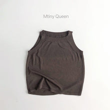 Load image into Gallery viewer, 23TZ08TG-Summer Korean children's knitted vest + knitted shorts two-piece set