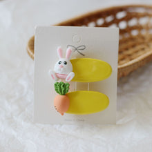 Load image into Gallery viewer, WH71101AC-Korean children's hairpins, cartoon asymmetrical clips, girls' duckbill clips, side clips, bangs clips, baby headdress accessories (5 pieces can be mixed and matched)