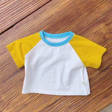 Load image into Gallery viewer, 3220SE-Children's summer color matching T-shirt Korean summer wear ins baby cotton T-shirt thin baby top