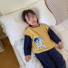 Load image into Gallery viewer, D90787TG- Korean version of contrasting color printing long-sleeved suit