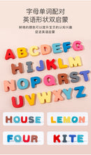 Load image into Gallery viewer, 72801AC-Children's intelligence development digital letters traffic logarithmic board building blocks fishing toys