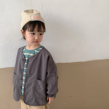 Load image into Gallery viewer, Q90533SE-Children's jackets boys autumn tops 2022 new spring and autumn Korean version of little girls jackets stylish baby cardigan