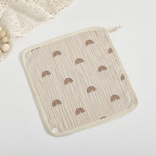 Load image into Gallery viewer, WH3065AC-Korean style 4-layer pure cotton gauze square towel newborn baby towel baby supplies children's handkerchief face wash small square towel