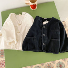 Load image into Gallery viewer, Q90556SE- New style boys spring and autumn tops baby cardigan Korean style little girls jacket