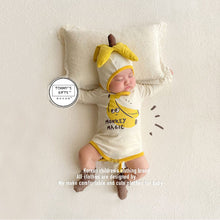 Load image into Gallery viewer, 71716LS-Autumn Korean Banana Shape Printed Bodysuit + Hat