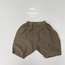Load image into Gallery viewer, 1212PA-Summer thin Korean style striped cotton shorts