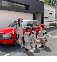 Load image into Gallery viewer, 22B069PCW-Children's suit new parent-child suit sports style street-style family of three or four family suit two-piece suit