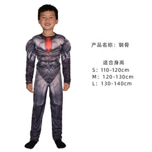 Load image into Gallery viewer, WH91601TG2- Halloween COS costume children's performance Avengers hero Spider-Man Hulk Iron Man muscle costume