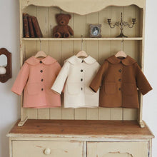 Load image into Gallery viewer, Y7335SE-Large lapel single-breasted high-end baby coat (pre-sale and delivery in early December)