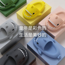 Load image into Gallery viewer, (Children's) AC8662-Thick-soled shark EVA slippers for home children's parents and children, non-slip soft-soled baby sandals, indoor children's sandals and slippers for summer
