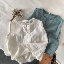 Load image into Gallery viewer, 2132SE-Thin breathable cotton vest for boys and girls
