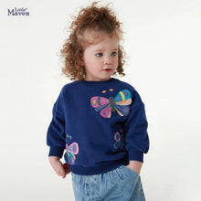 Load image into Gallery viewer, C1115SE-Little maven butterfly pattern long-sleeved cotton children's top